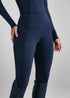Aztec Diamond Core Leggings Navy Knee Grip Womens