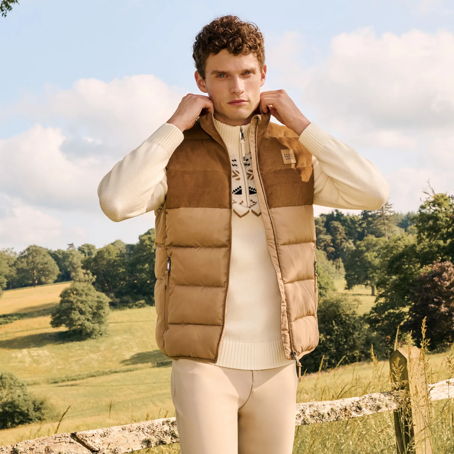 Boss Equestrian Arthur Cord Puffer Vest