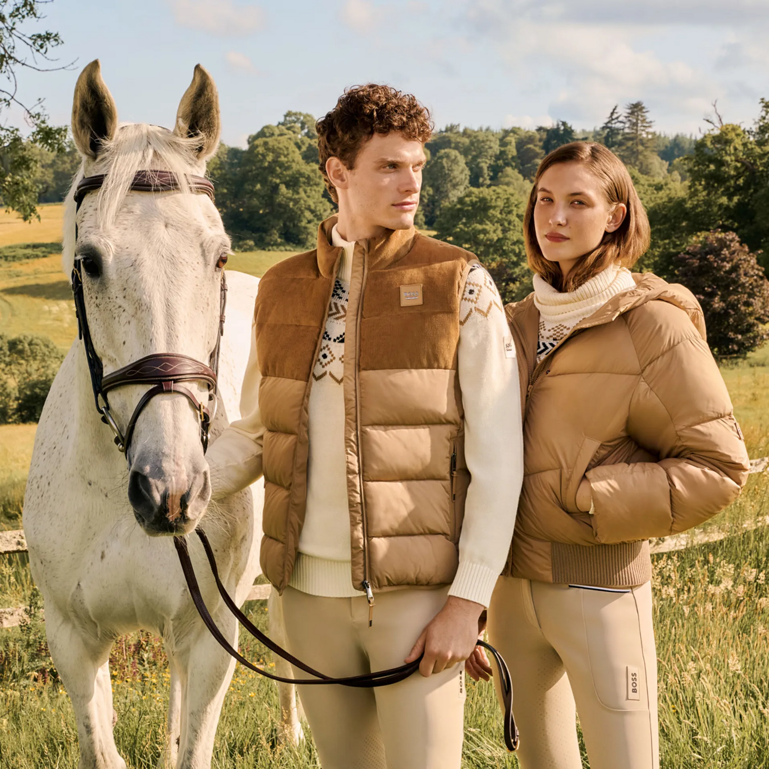 Boss Equestrian Arthur Cord Puffer Vest