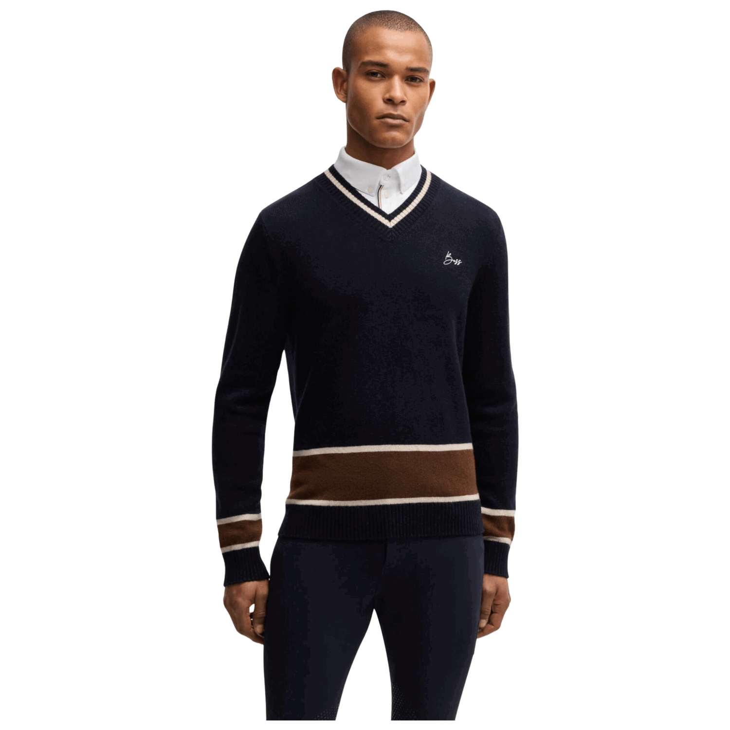 Boss Equestrian Harward Knit Wear Sky Captain