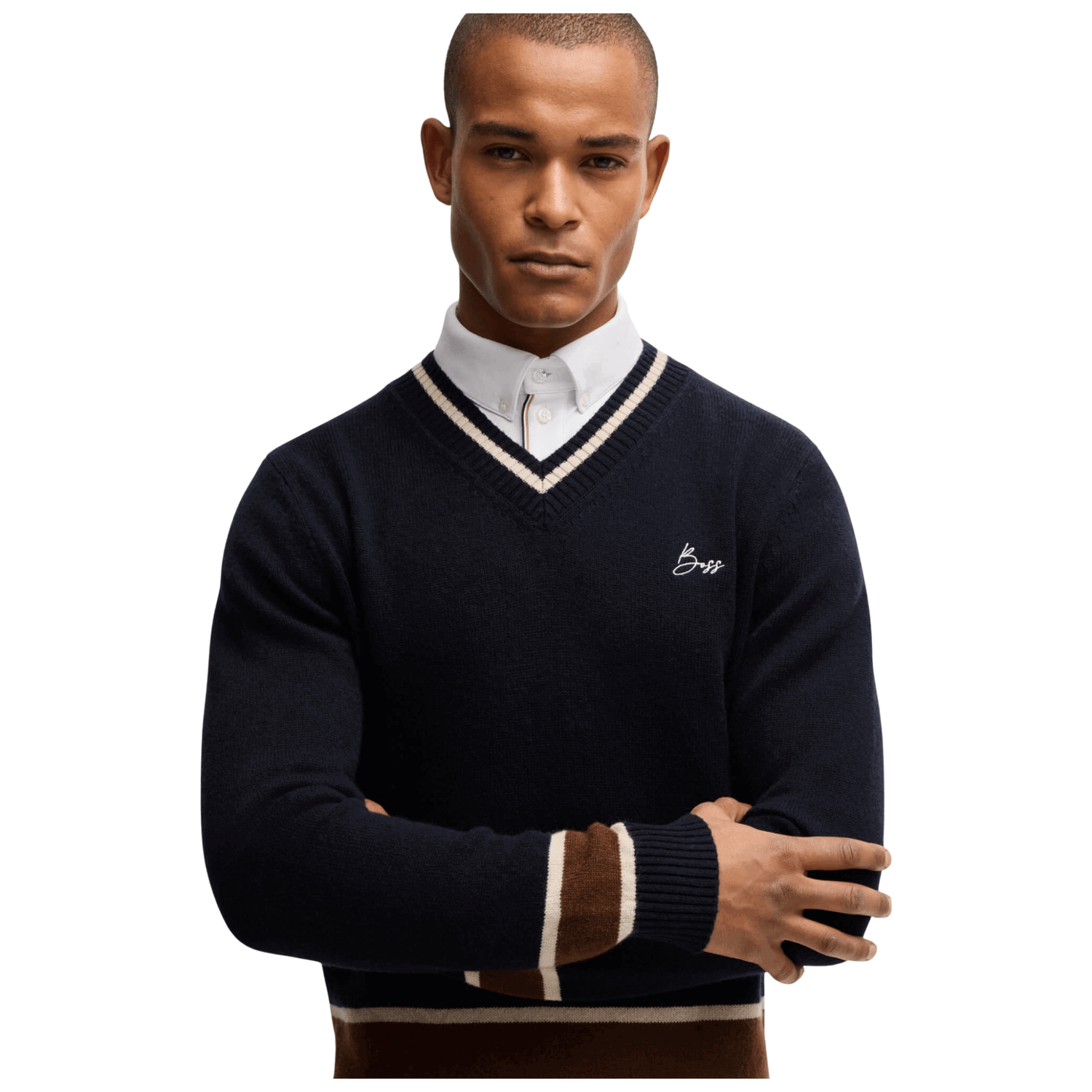 Boss Equestrian Harward Knit Wear Sky Captain