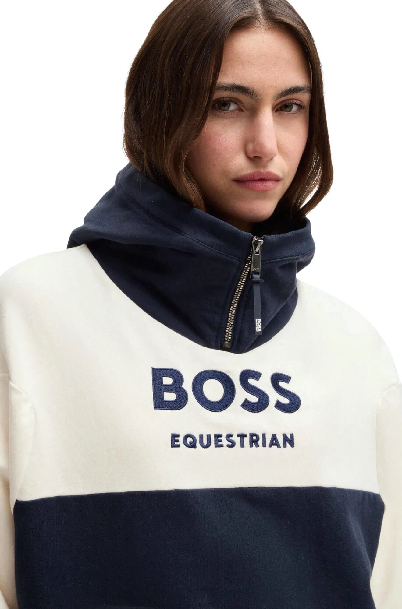 Boss Equestrain womens Faye Hoodie Sky Captain