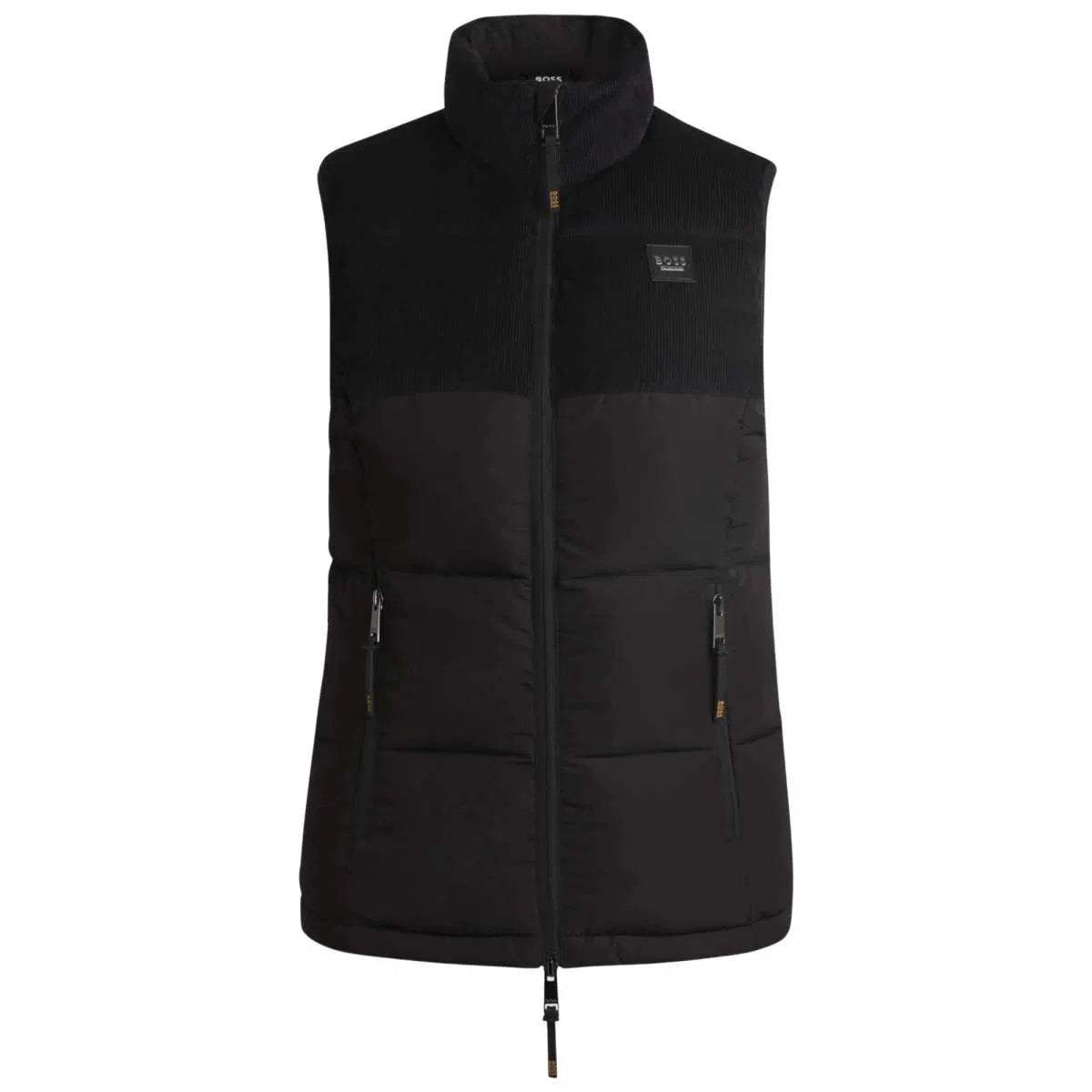 Boss equestrian Viola Cord Puffer Vest Black
