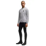 Boss Equestrian men’s Lex Padded Sweater Grey Melange