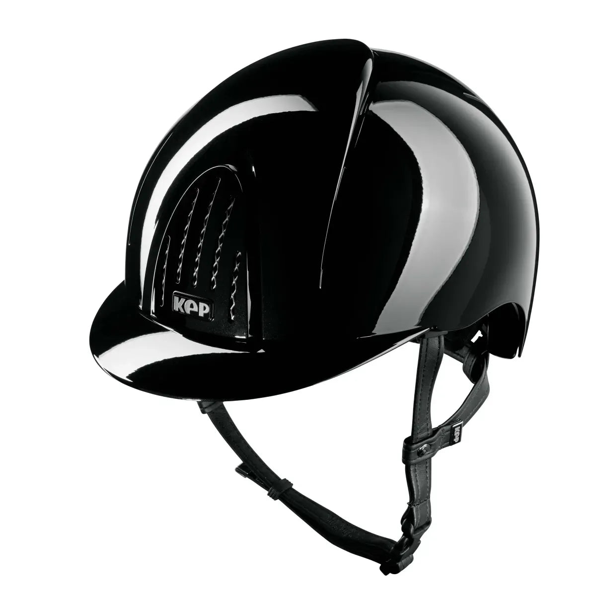 Kep Smart Nova Metal Polish Black Riding Helmet