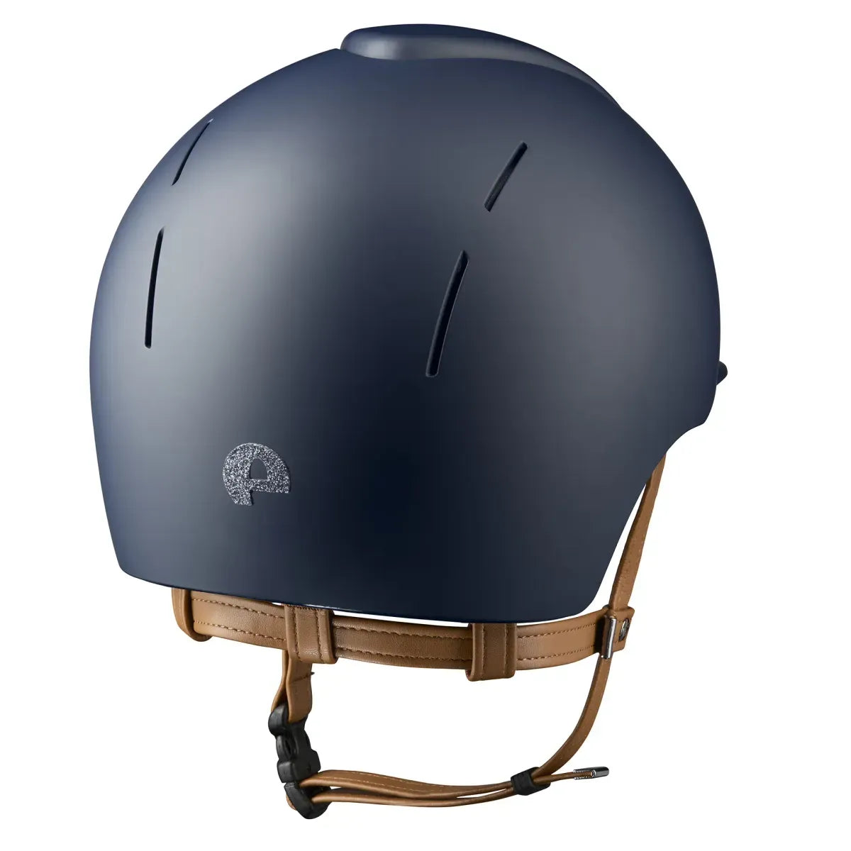 Kep Smart Textile Blue Star Silver Beige Strap Riding Helmet