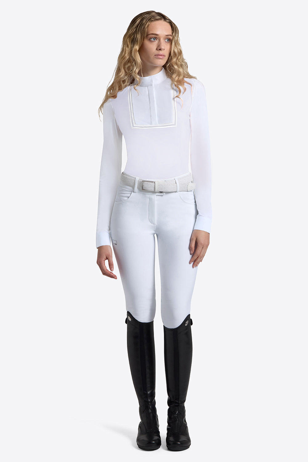 Riders Gene women’s Jersey Bib White long Sleeve Competition Shirt 