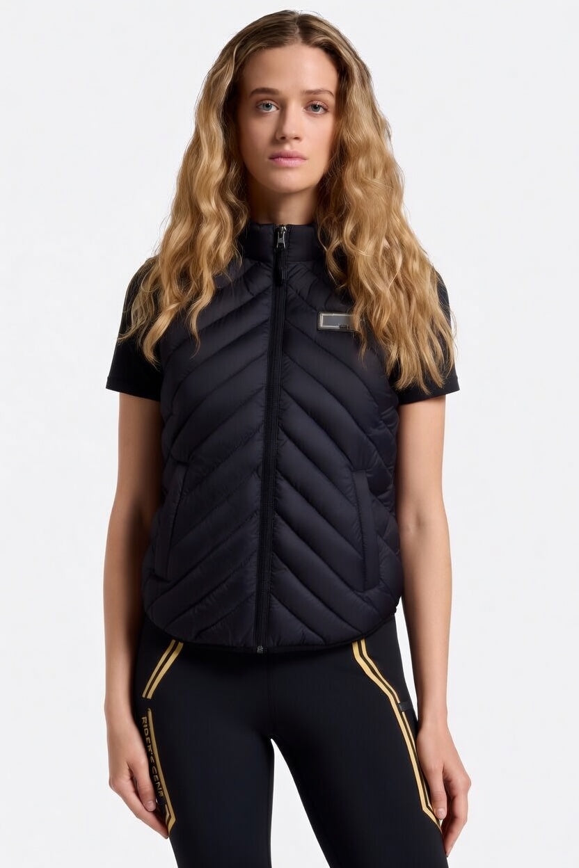 Riders Gene women’s Packable Lightweight Puffer Vest Navy