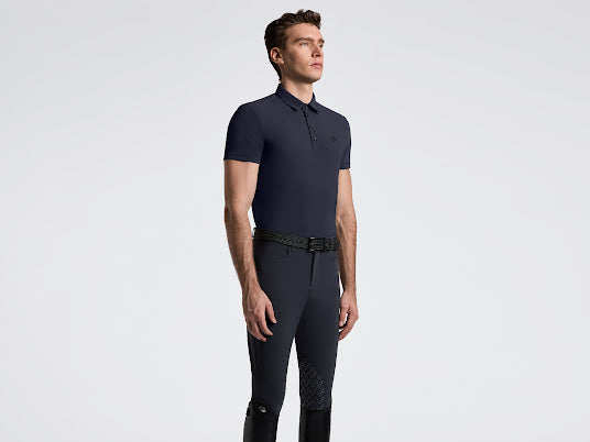 Cavalleria Toscana Jersey Training Polo Navy