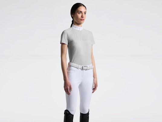 Cavalleria Toscana Perforated Jersey Short Sleeve Competition Shirt