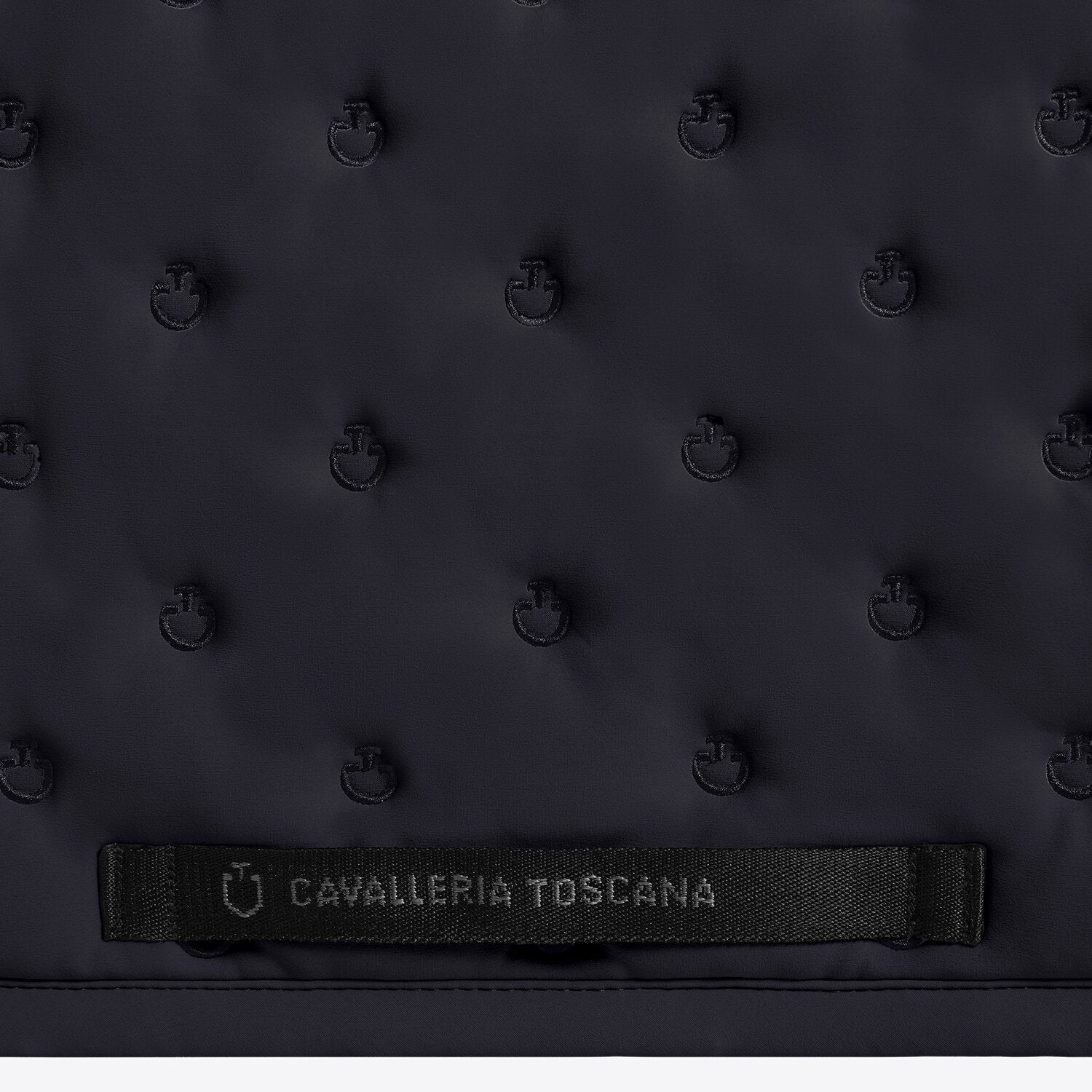 Cavalleria Toscana Embrodery Quilted Jumping Saddle Pad charcoal