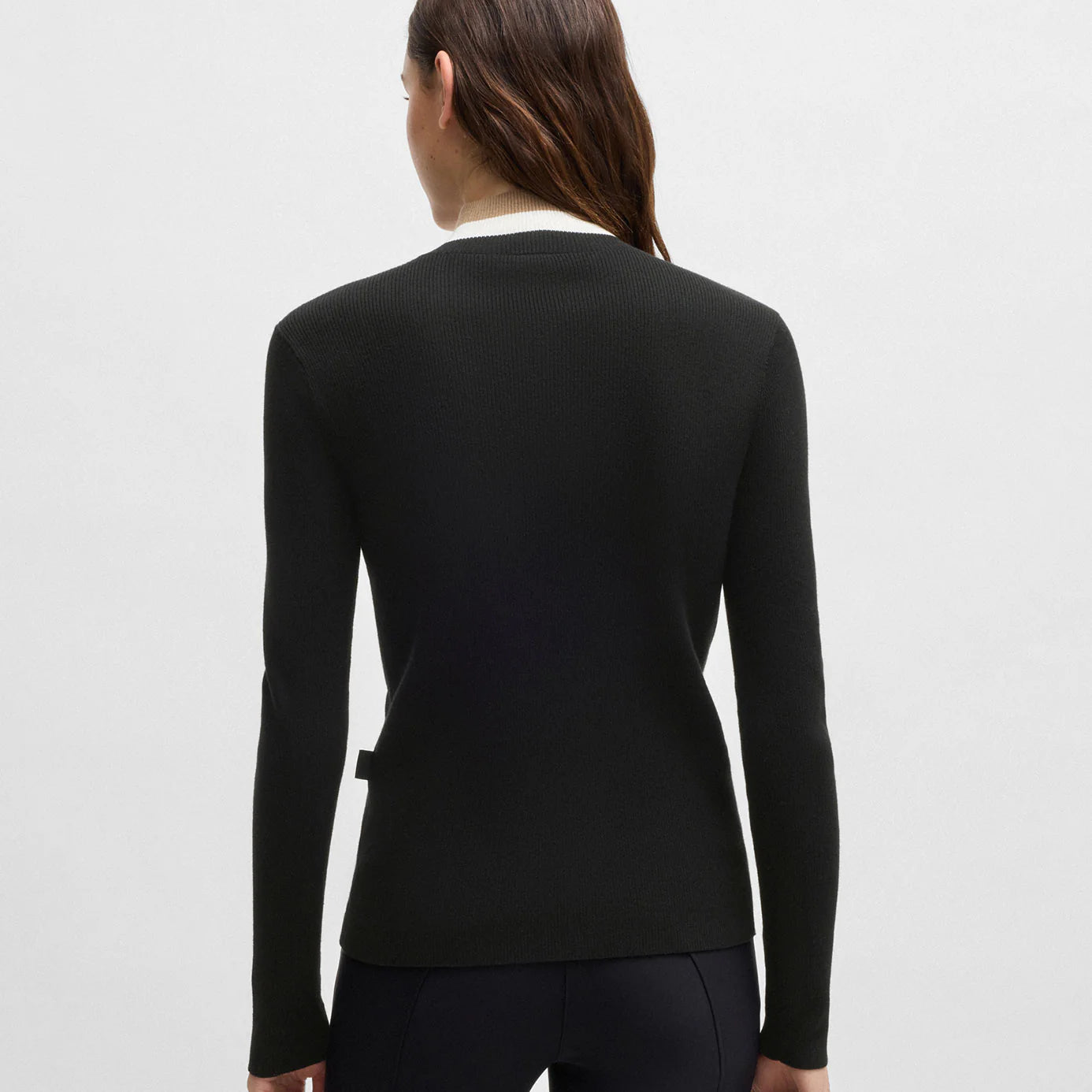 Boss Equestrian Abigail Kniitwear Jumper Signiture Black