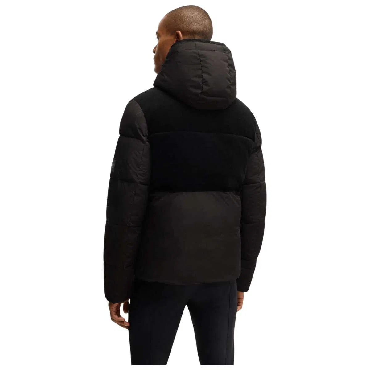 Boss Equestrian Thomas Cord Puffer Jacket Black