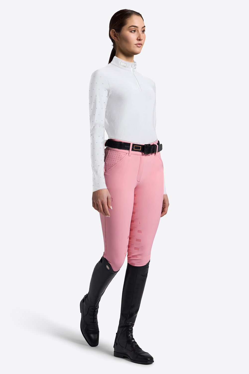 Riders Gene Women’s Jersey Strass White Long Sleeve Shirt
