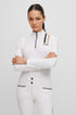 Boss Equestrian Womens Evy Sgniture Show Shirt White