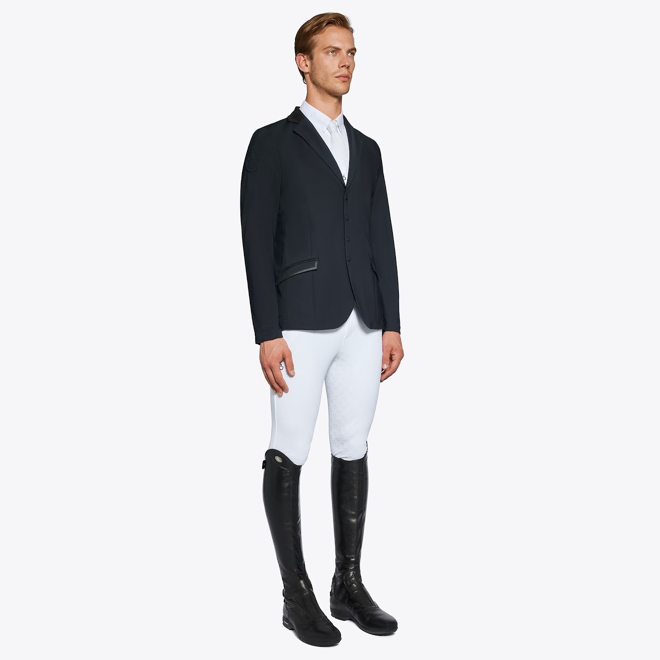 Cavalleria Toscana Mens Lightweight Jersey Zip Competition Jacket