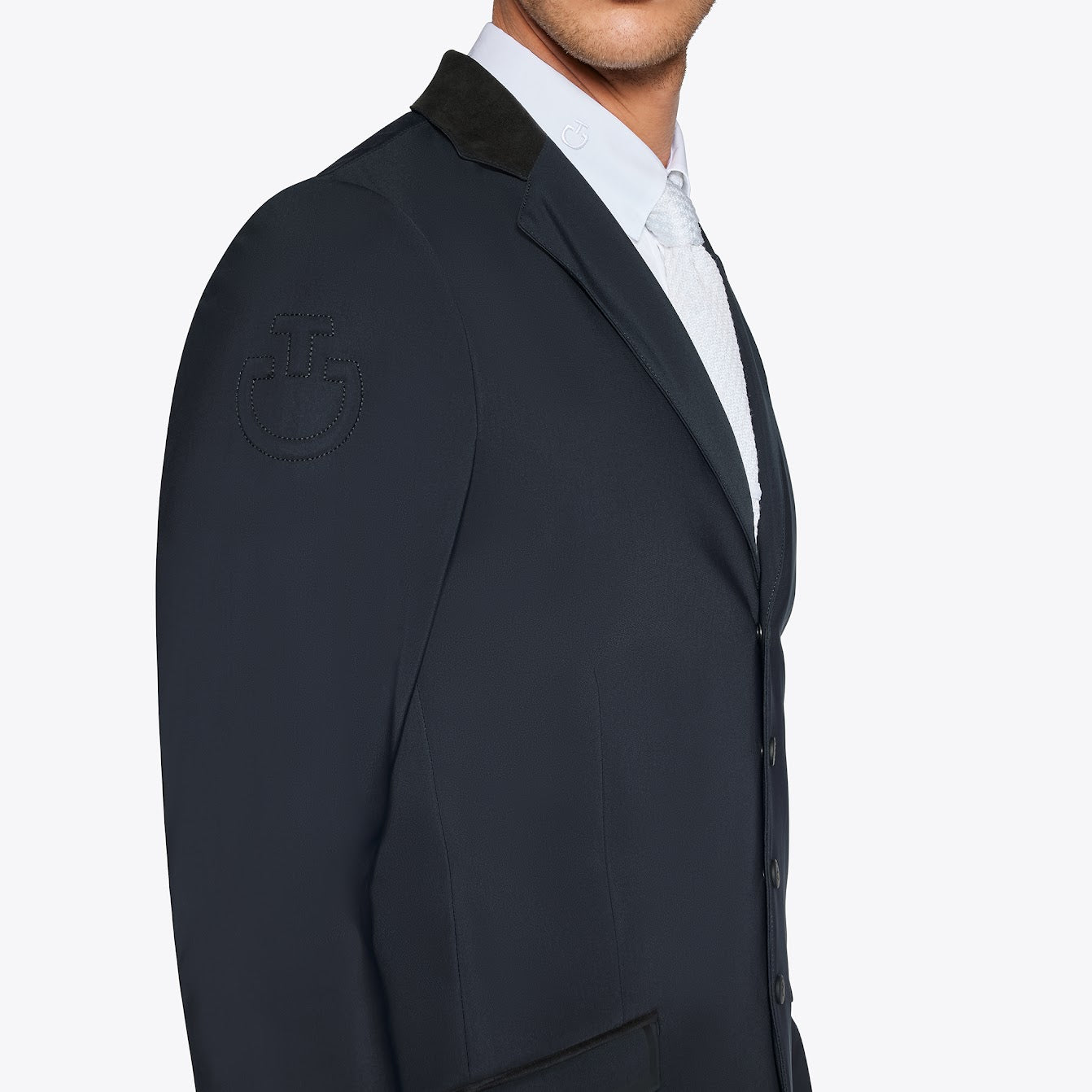 Cavalleria Toscana Mens Lightweight Jersey Zip Competition Jacket