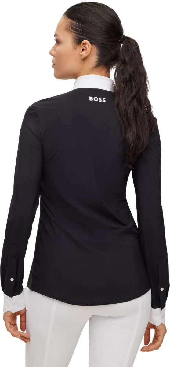 Boss Equestrian Womens Black Emma Show Shirt