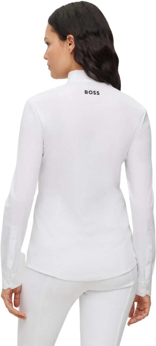 Boss Equestrian Womens White Emma Competition Shirt