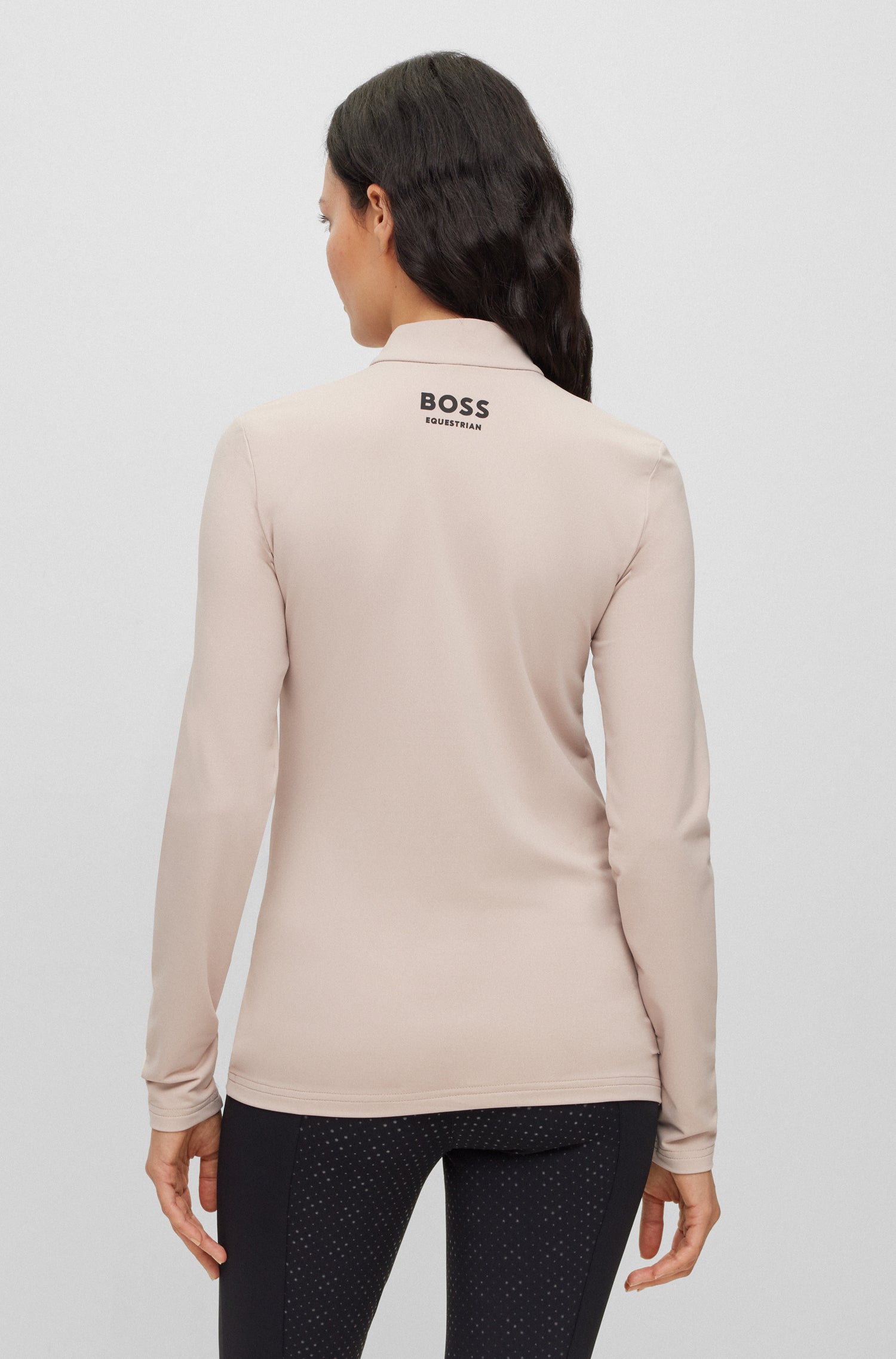 Boss Equestrian Lia Signature Training Shirt Beige