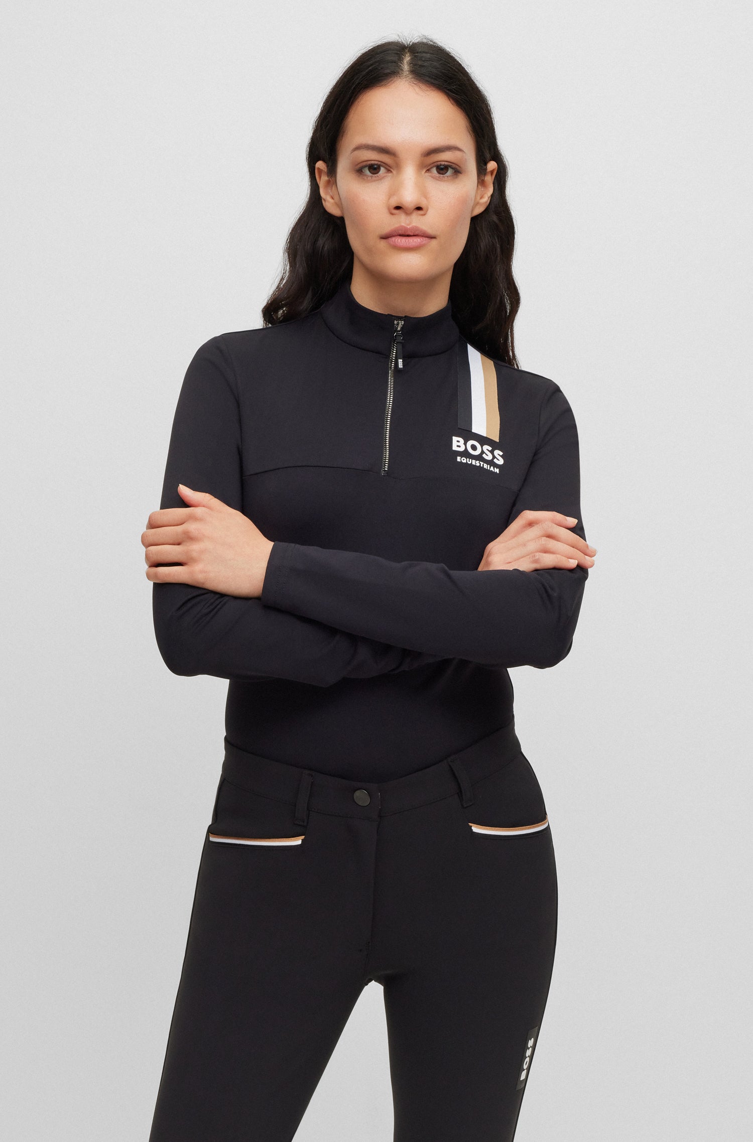 Boss Equestrian Lia Signature Training Shirt Black