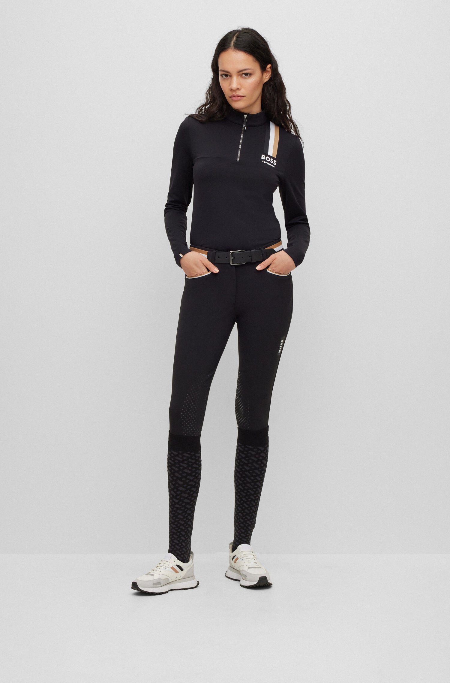 Boss Equestrian Lia Signature Training Shirt Black