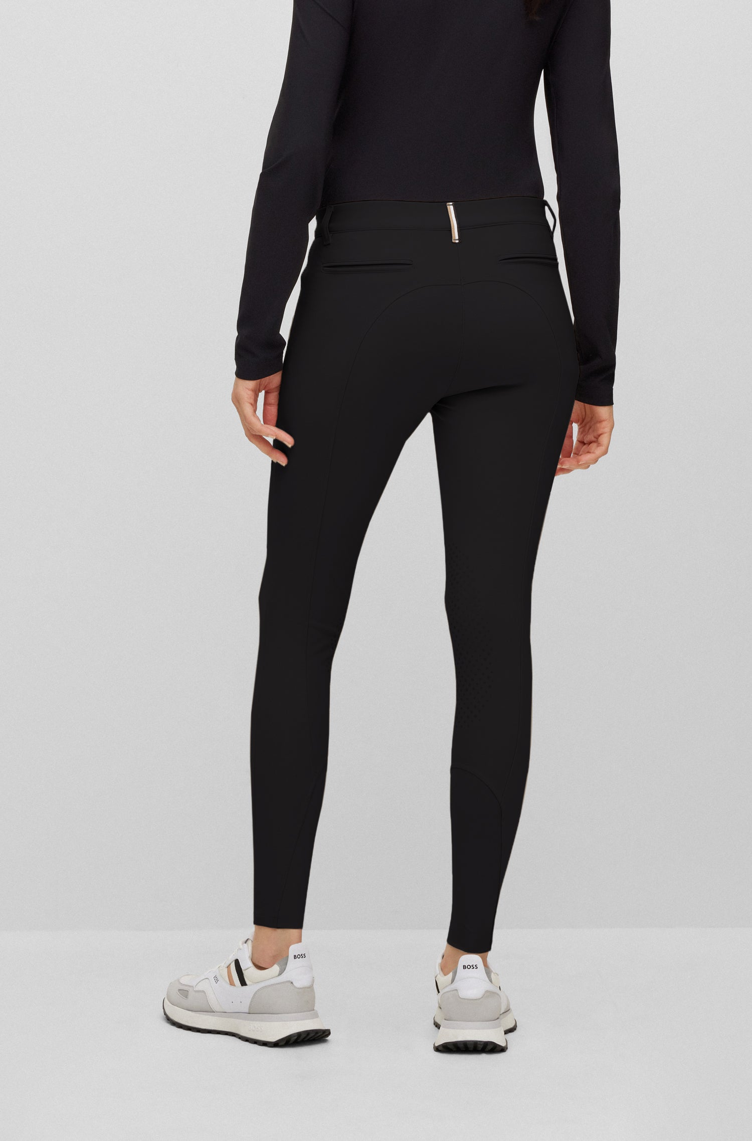 Boss Equestrian Hazel Knee Grip Breeches Black