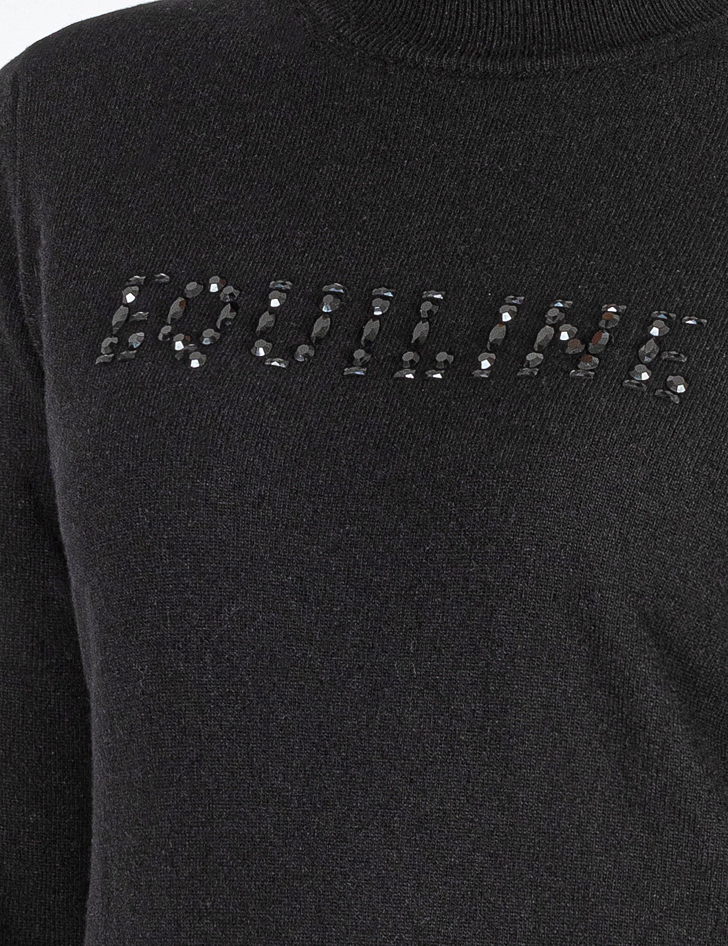 Equiline Collo Alto Women’s Black Crystal Jumper