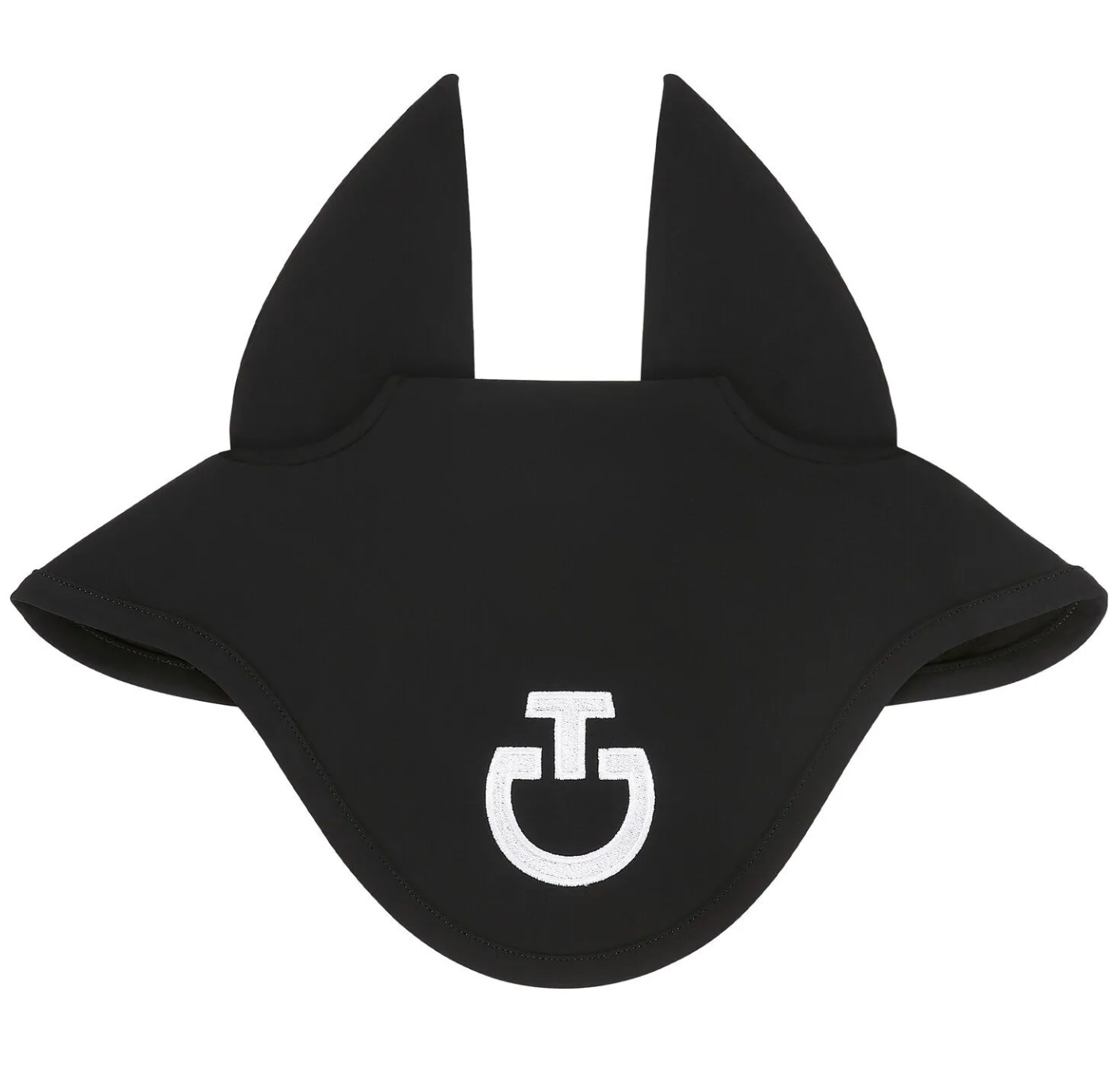 Light Weight Jersey Stripe Earnet - Black with White Logo