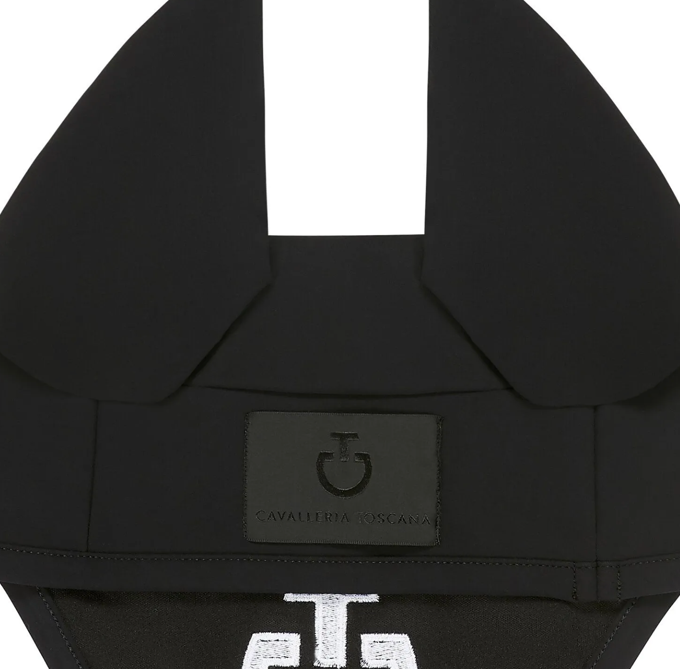 Light Weight Jersey Stripe Earnet - Black with White Logo