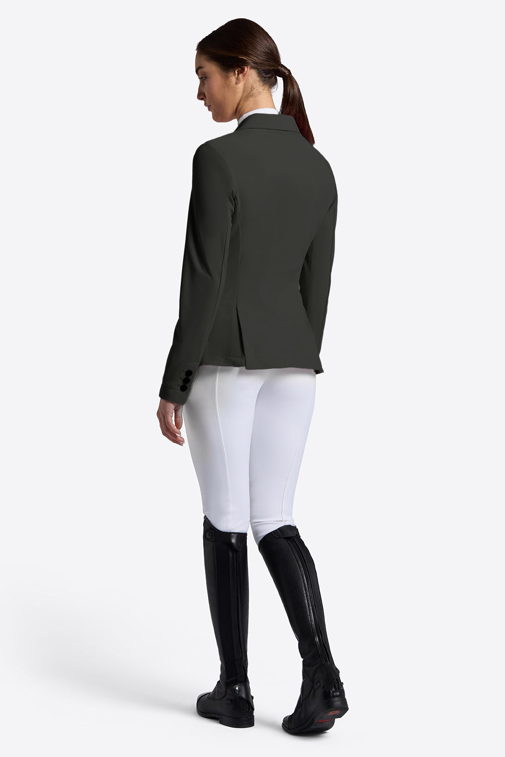 Riders Gene Womens Competition Jacket With Buttons and Rhinestones - Deep Fotesr