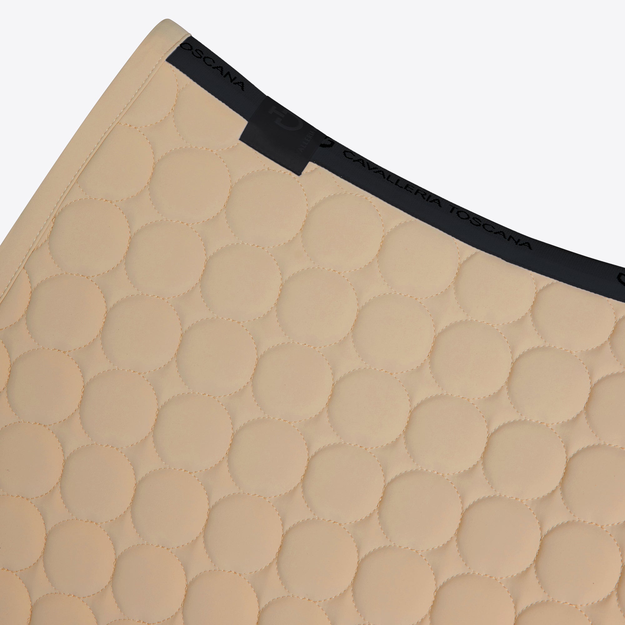Cavalleria Toscana Circle Quilted Jumping Saddle Pad - Aluminium