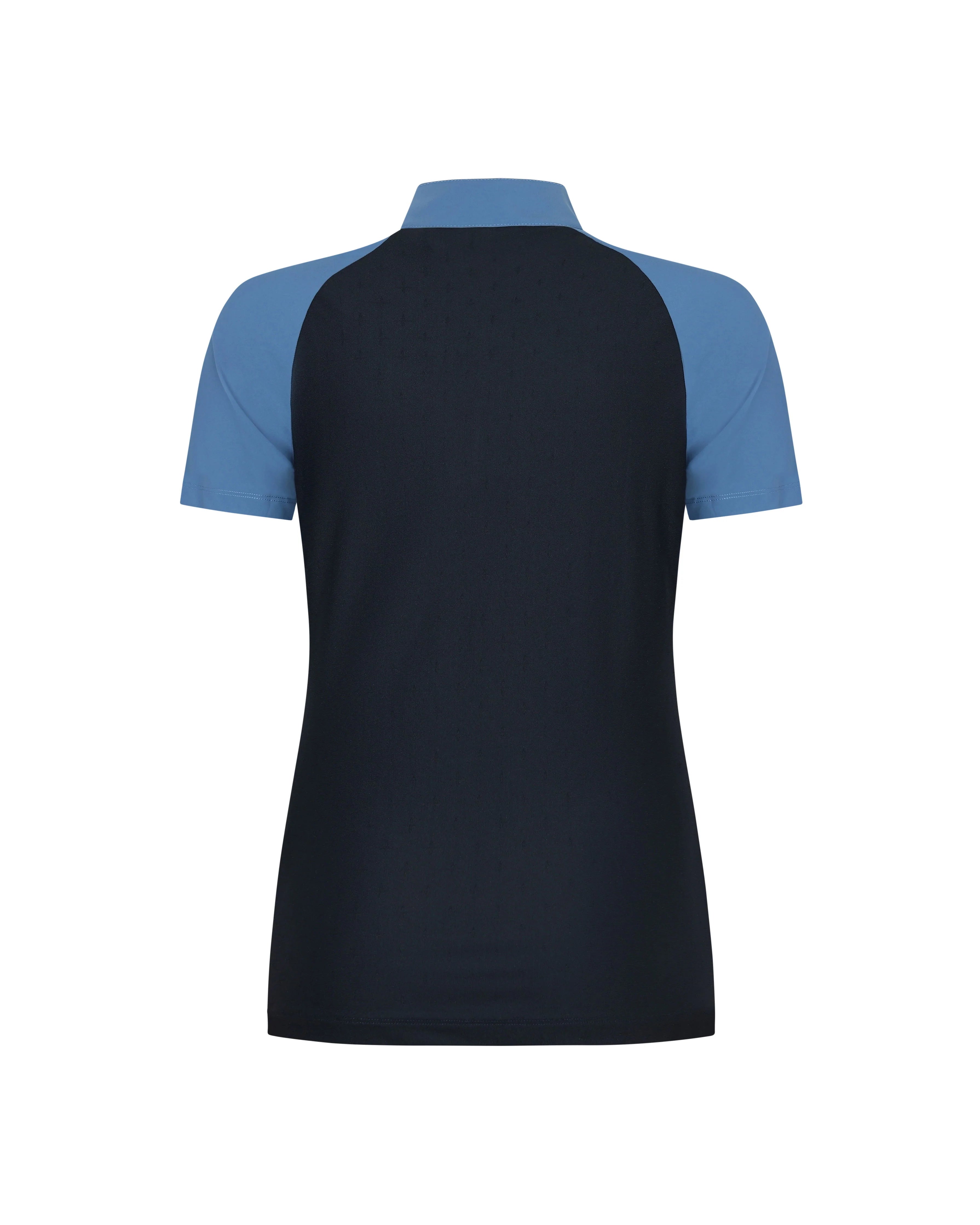 Experience the perfect balance of comfort and style with our Trolle Aero Female Competition Polo. This polo features a unique blue fog and navy color combination, making it stand out from the rest. Look and feel your best during competitions with this must-have piece.