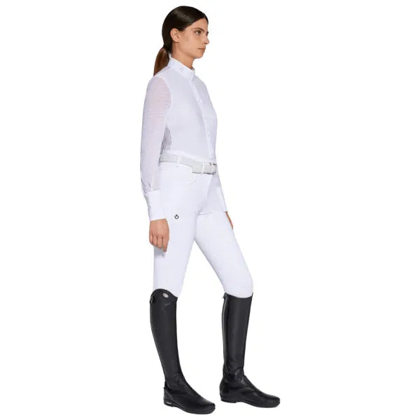 cavalleria toscana jersey polka dot long sleeve competition shirt