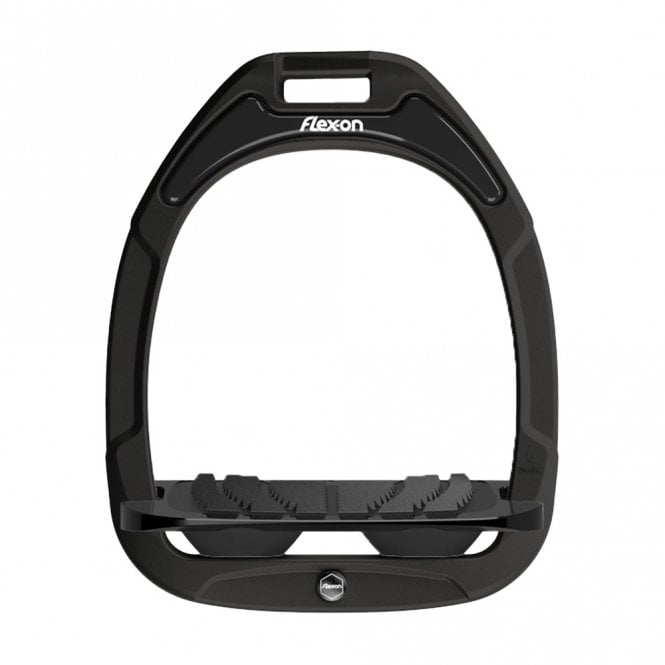 Flex-On Safe On Incline Ultra Grip Stirrups Black