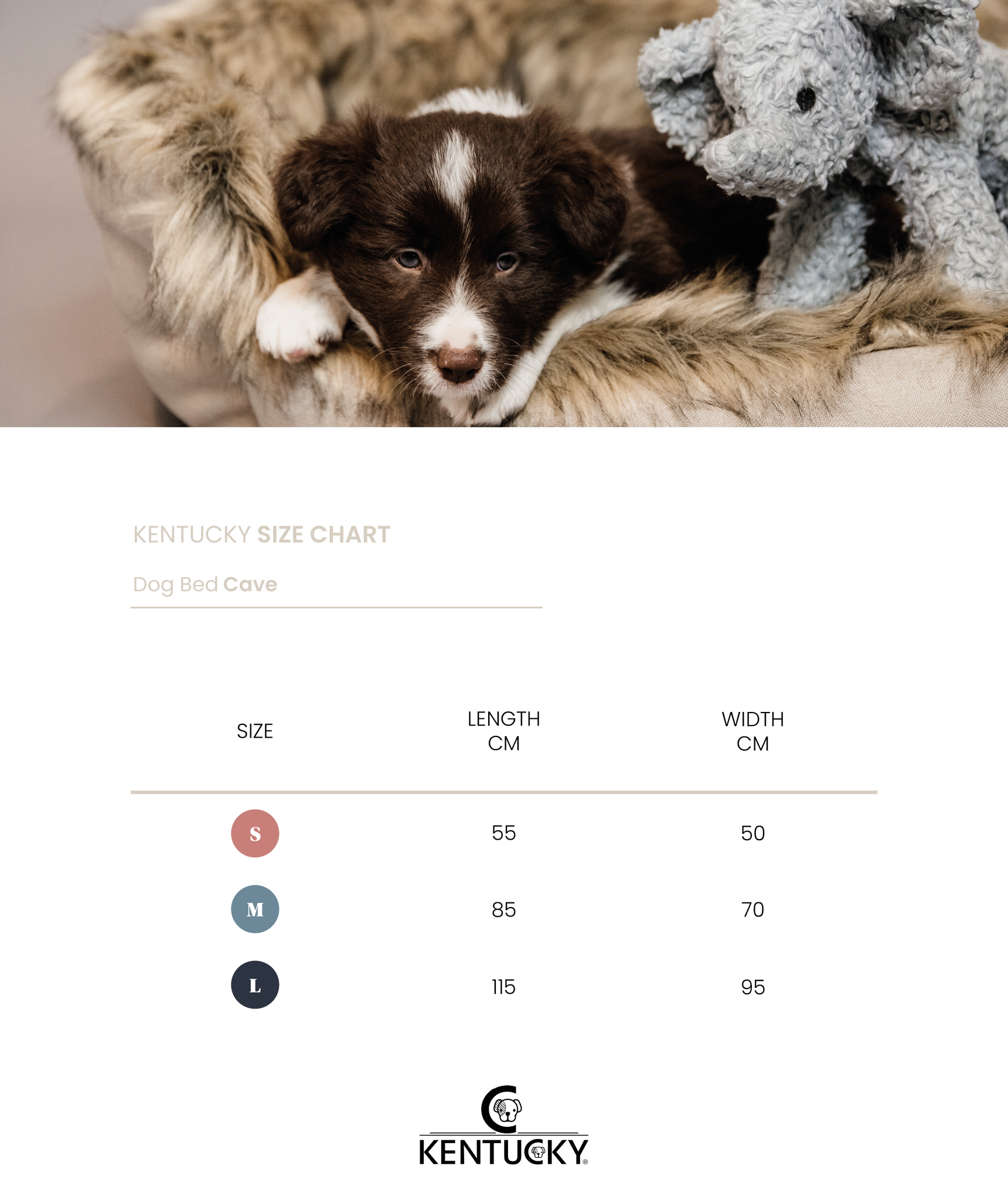The Kentucky Dog Bed Cave will make your dog feel very cozy and spoiled. Made of comfortable and super soft racoon faux fur on the inside, this bed will ensure your dog feels snug when curling up for a snooze.