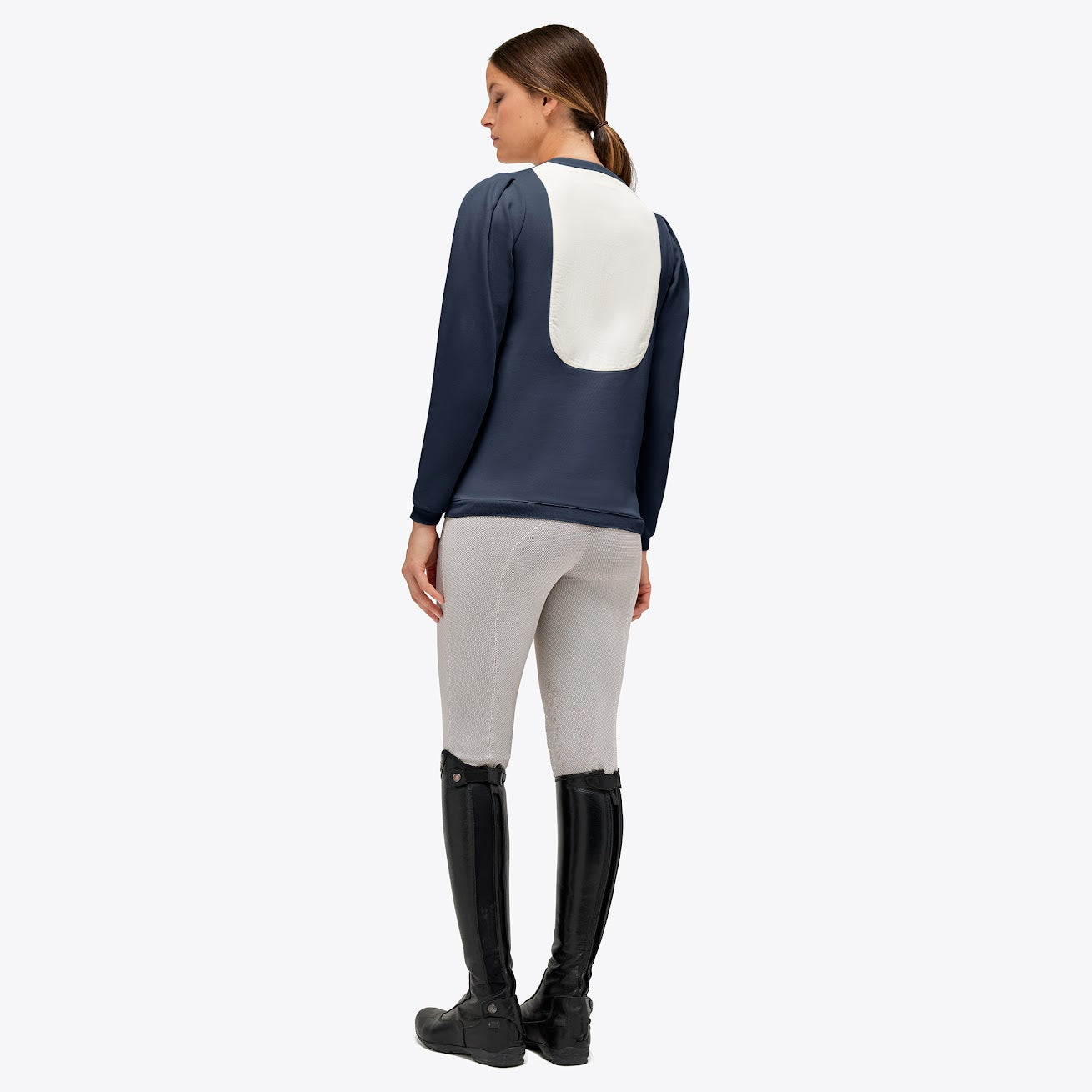 Cavalleria Toscana Emblem Puff Sleeve Cotton Top