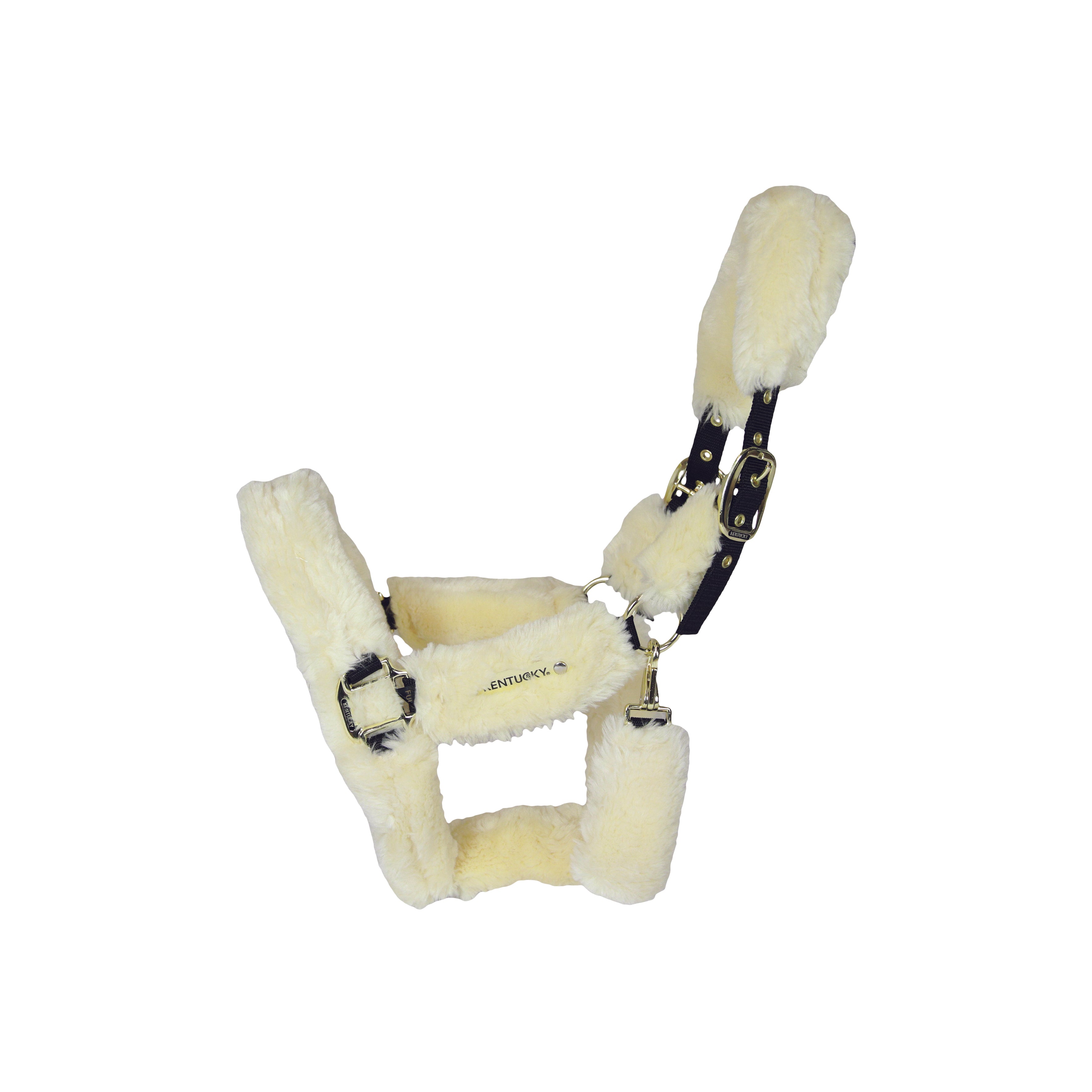 The Kentucky Horsewear Sheepskin Shipping Halter is an extremely soft and comfortable halter mainly used during transportation.