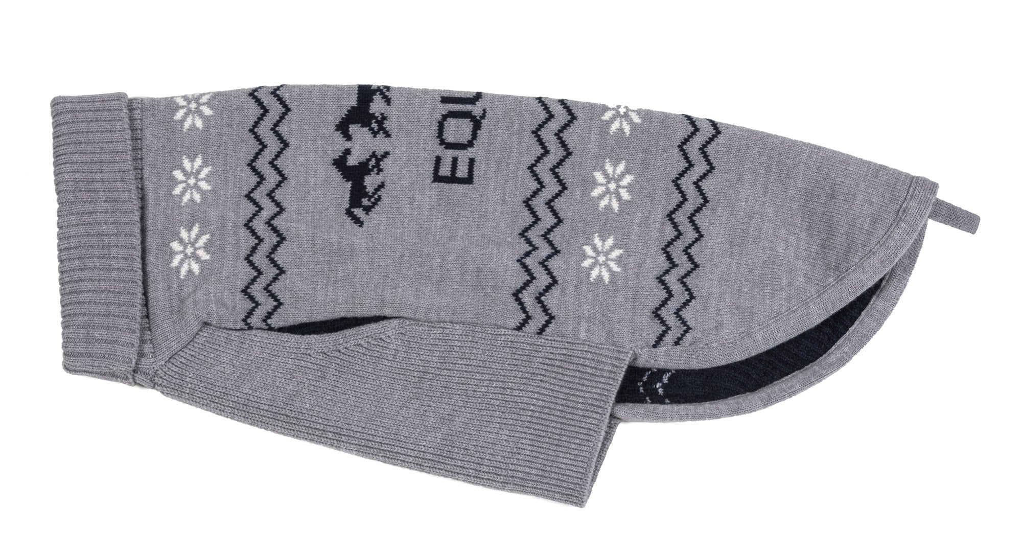 Keep warm this winter with the Equiline Winter Christmas dog jumper. This luxury canine jumper will Coordinate with your dog with matching clothing and accessories for you. Machine washable