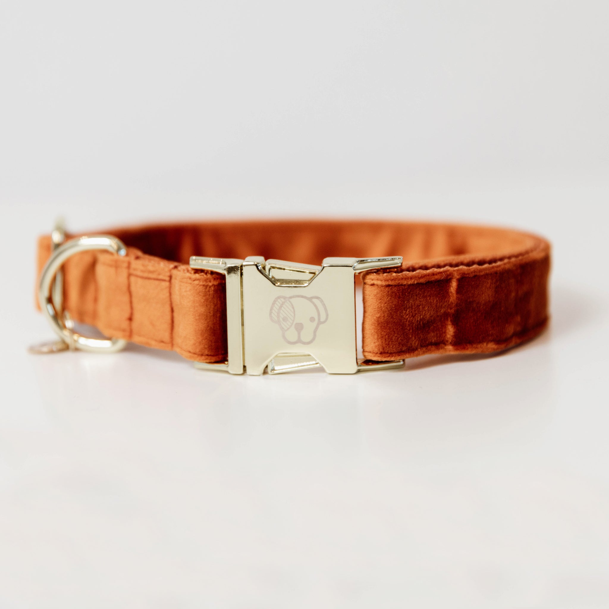 The Kentucky Velvet dog collar is extremely soft yet durable giving a touch of luxury for your dog. these collars are adjustable so great for a growing dog. The collar has a gold clip backless with the Kentucky dog logo and a gold tag for you to engrave. matching leads available.