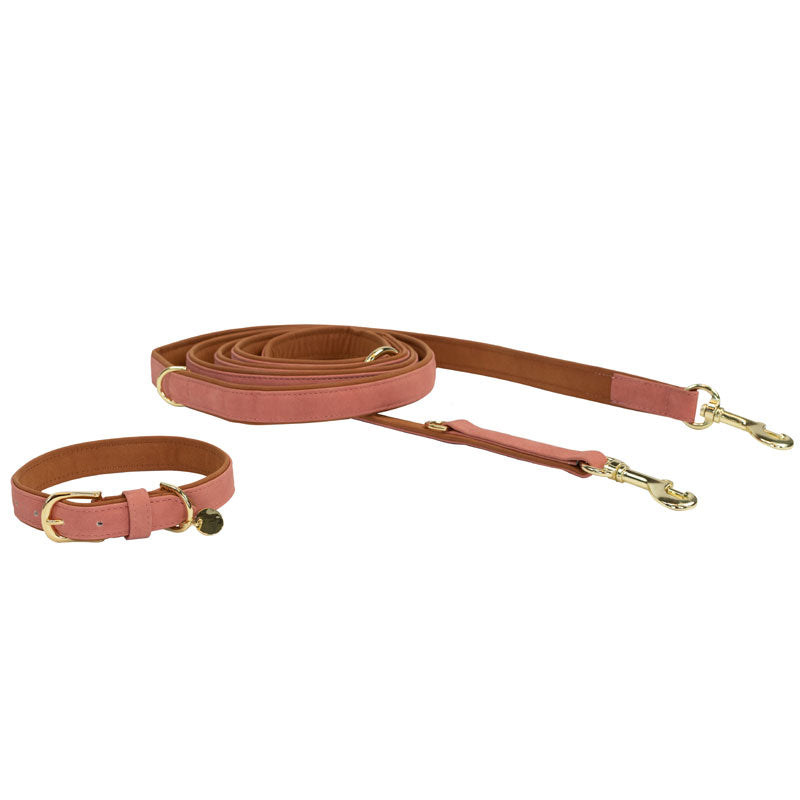 Kentucky Vegan Leather Peach Dog Lead