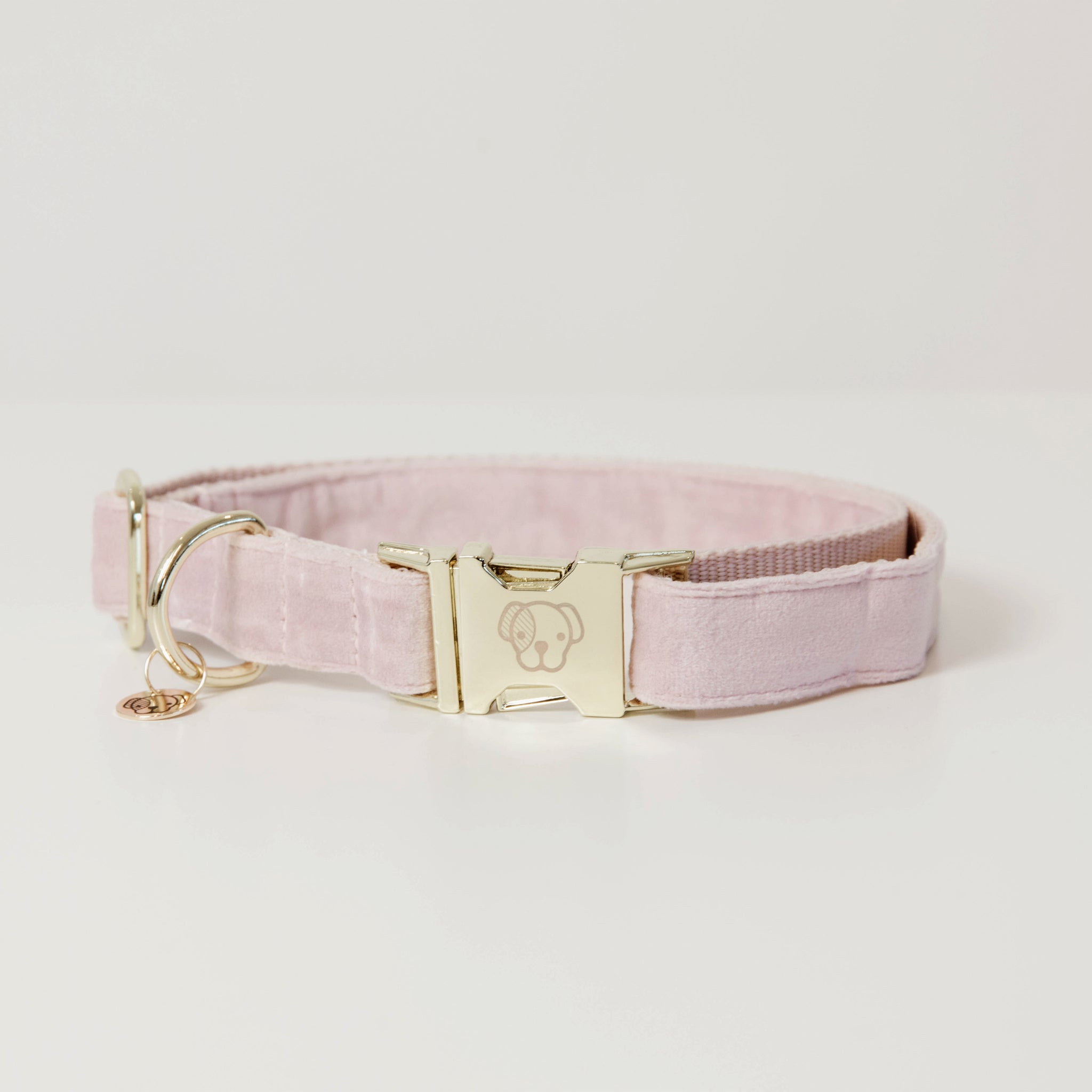 The Kentucky Velvet dog collar is extremely soft yet durable giving a touch of luxury for your dog. these collars are adjustable so great for a growing dog. The collar has a gold clip backless with the Kentucky dog logo and a gold tag for you to engrave. matching leads available.