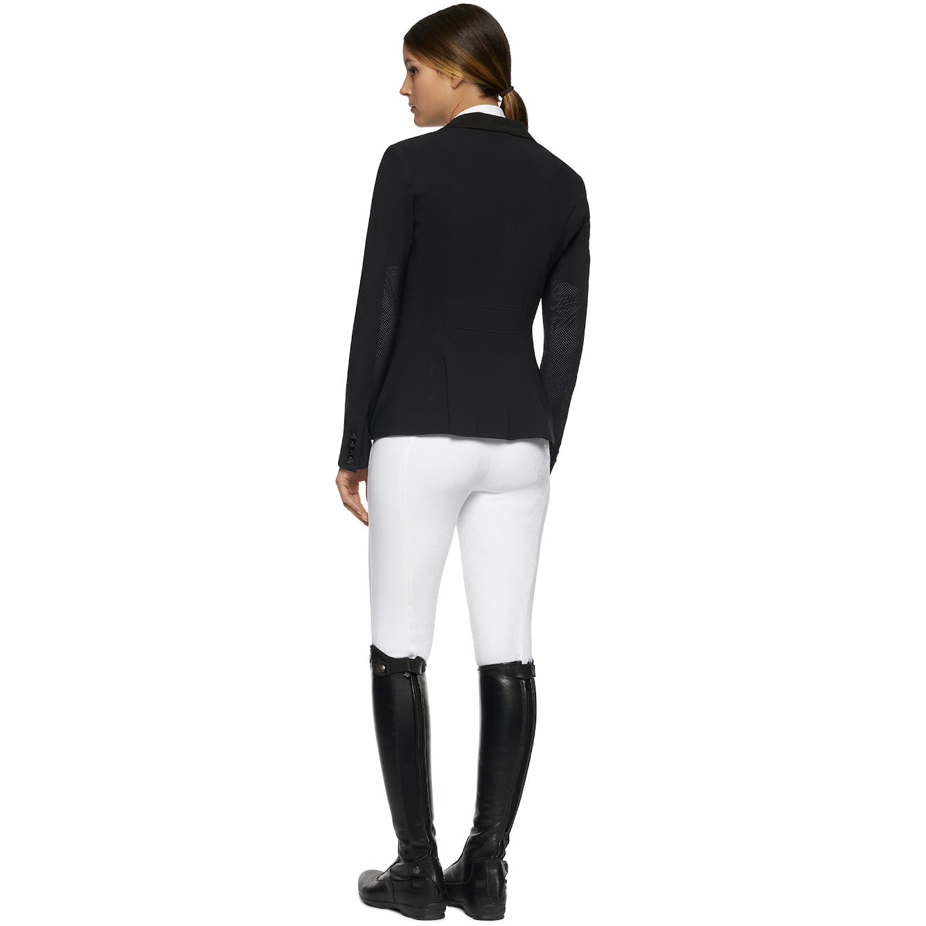 Cavalleria Toscana Black Perforated GP Jacket