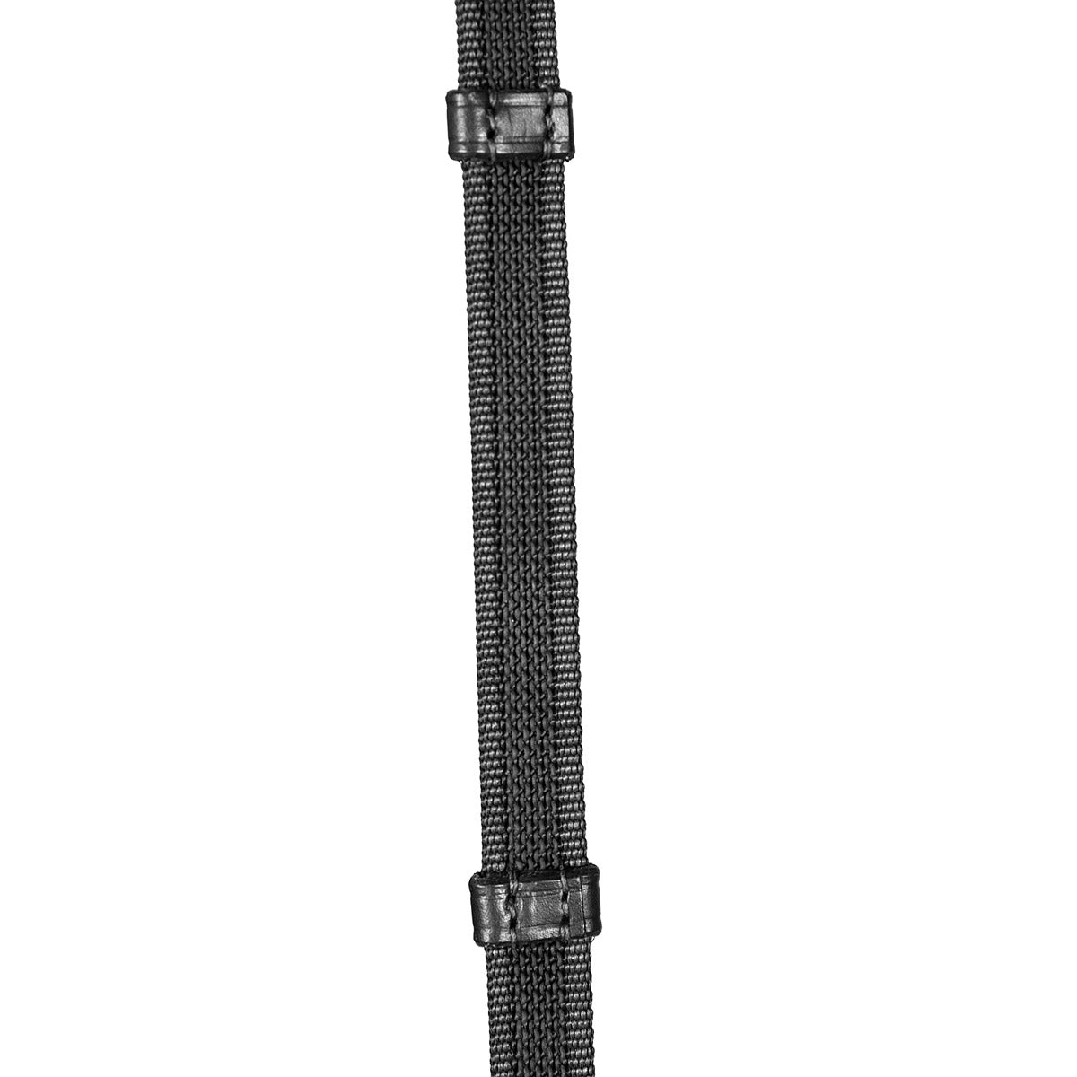 Equiline anti slip reigns made with Italian leather and two tone rubber. Finished with leather stoppers to help with slipping and reign control. Bullet fastening. All one size.