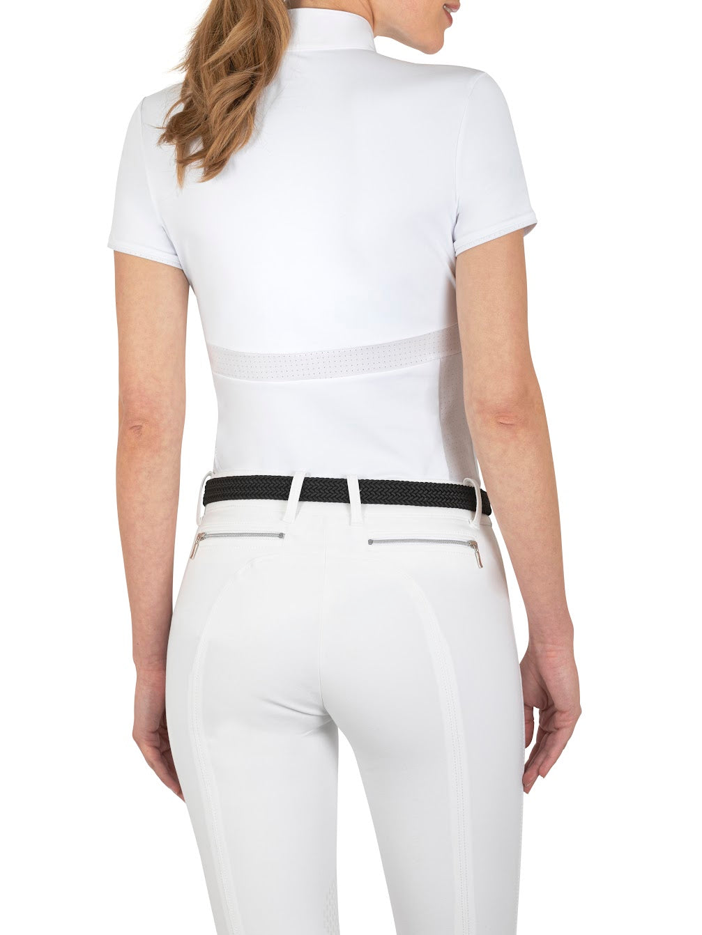 Reduced! Equiline S/S Perforated Contemporary line Show Shirt