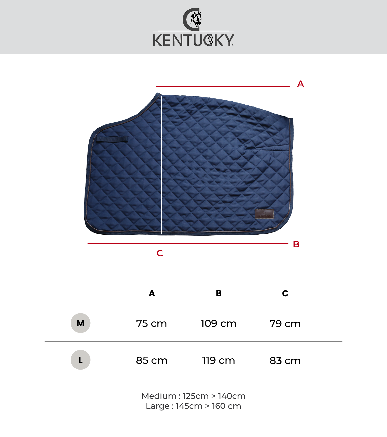 The Kentucky Quarter Rug All Weather is a high-performance rug made out of a three-layer fabric.