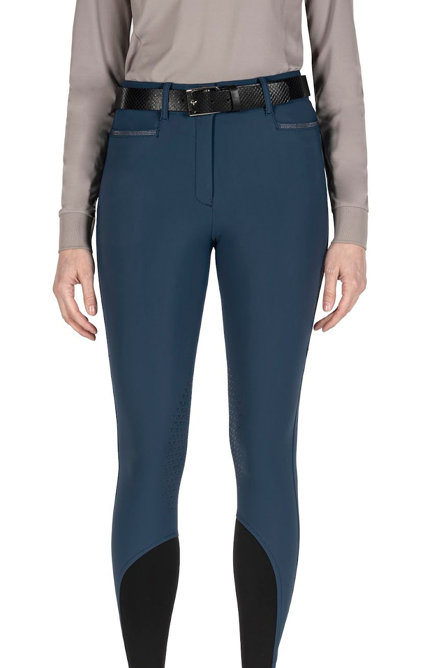 Reduced! Equiline Blue Ericiek Knee Grip Breeches