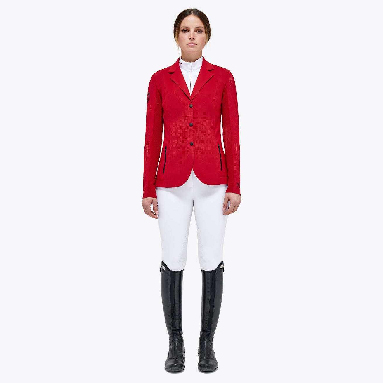 The new perforated revo show jacket from Cavalleria Toscana’s Revolution collection.