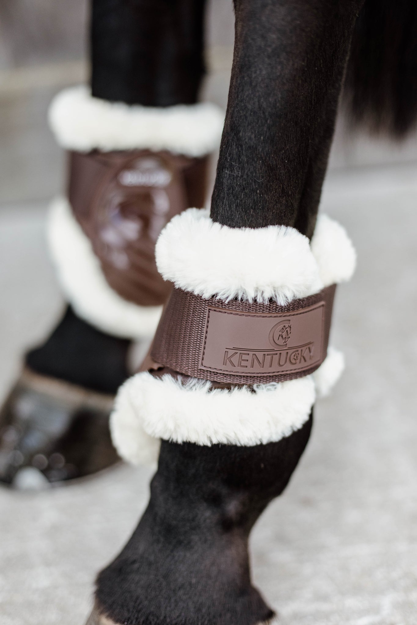 Kentucky Young Horse Fetlock Boots Air are the perfect match for the New Kentucky Tendon Boots Bamboo Shield. Approved for jumping rounds in both FEI and BS the New Kentucky Young Horse Fetlock Boots Air have a double Velcro fastening helping to keep your boot securely fastened. The secure fastening prevents the boot turning when jumping or exercising and therefore keeps the horses hind legs consistently protected.
