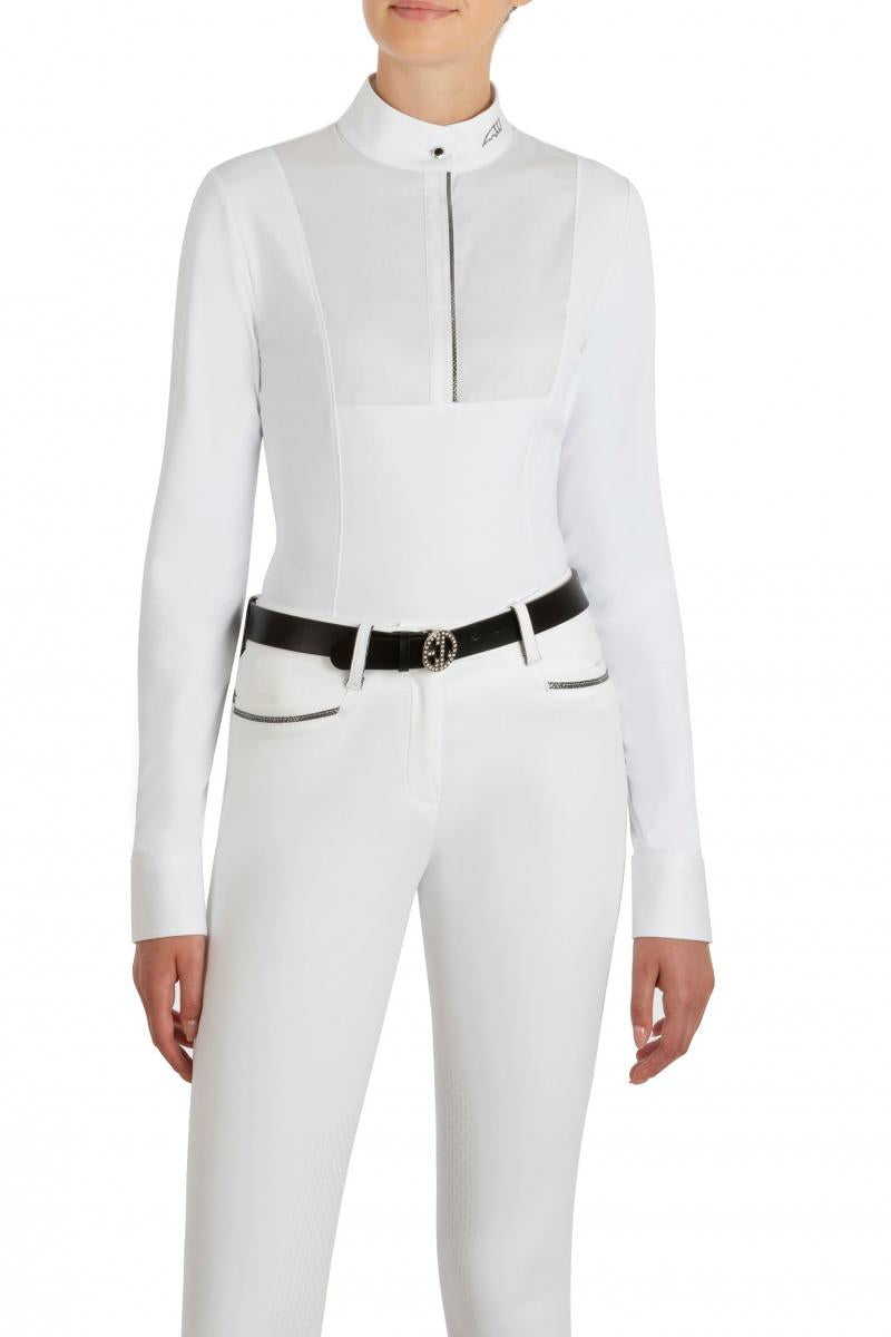 Reduced! Equiline White Genieg Show Shirt